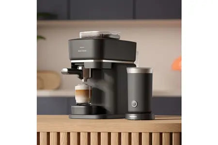 Philips BAR303/60 Baristina Latté Noir expresso avec broyeur DUMANOIR