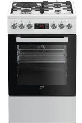 Beko FSE53321DWCS - cuisinière Mixte DUMANOIR