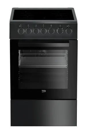 Beko FSS57100GAC - cuisinière vitrocéramique DUMANOIR