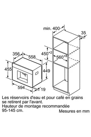 Bosch CTL636EB6 - Machine à café - Noir DUMANOIR