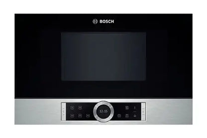 Bosch électroménager BFL634GS1 - Série 8, Micro-ondes intégrable, 60 x 38 cm, 21 litres, Inox [Classe énergétique A++] DUMANOIR