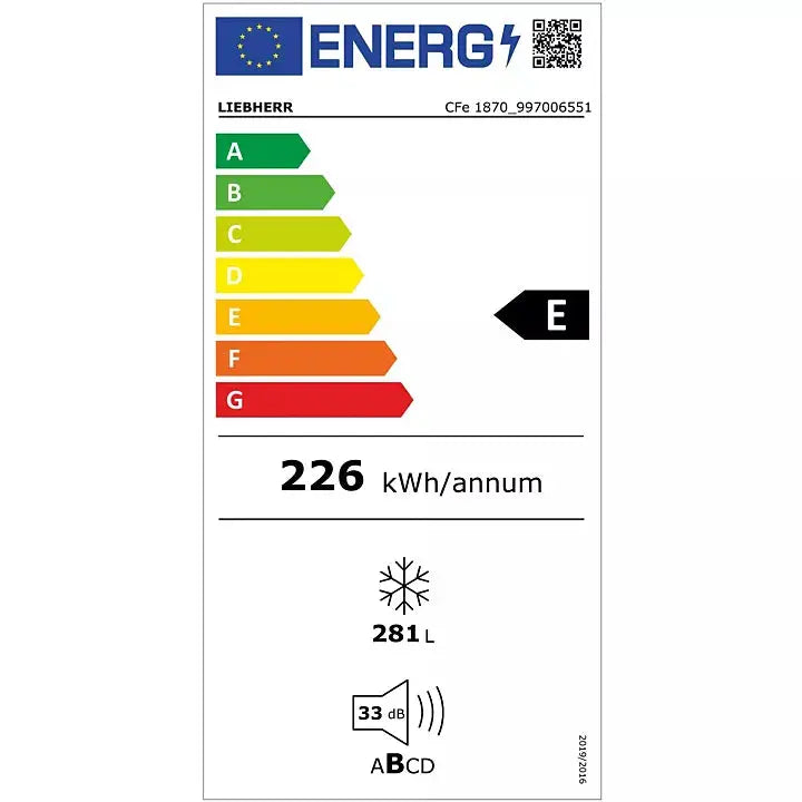 Congélateur coffre LIEBHERR CFE1870-26 DN ELECTRO