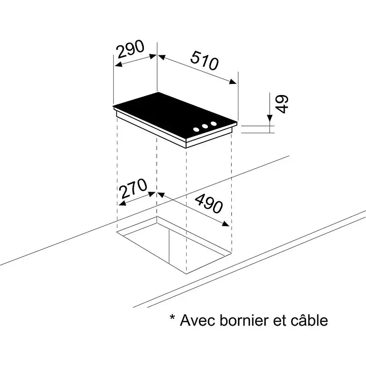 Domino vitrocéramique AIRLUX ATH32MC DN ELECTRO