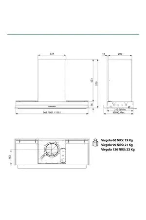 FALMEC VIRGNRS3630 groupe filtrant DUMANOIR