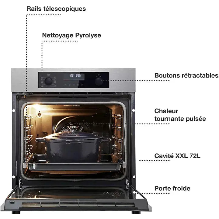 Four encastrable ESSENTIELB EFMP 105i2 DN ELECTRO