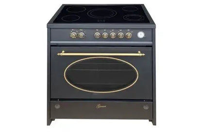 Gurari Gch E 912 BL R Centre de cuisson électrique 90 cm, Retro , Creme, Range Coocker DUMANOIR