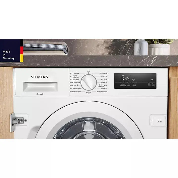 Lave linge hublot SIEMENS WI12W348FF DN ELECTRO