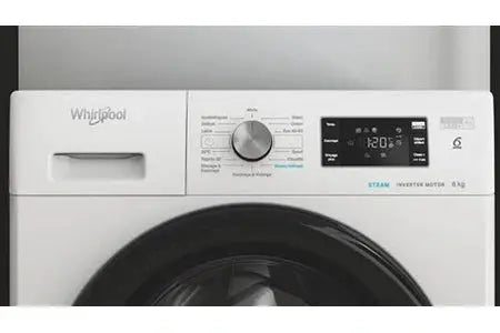 Lave-linge hublot Whirlpool FFB 8469 BV FR - Machine à laver - largeur : 59.5 cm - profondeur : 63 cm - hauteur : 84.5 cm - chargement frontal - 62 litres - 8 kg - 1400 DN ELECTRO