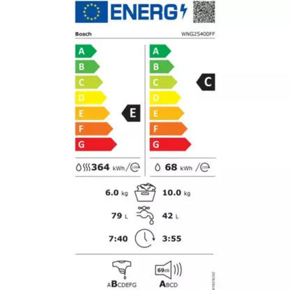 Lave linge séchant hublot BOSCH WNG25400FF DN ELECTRO