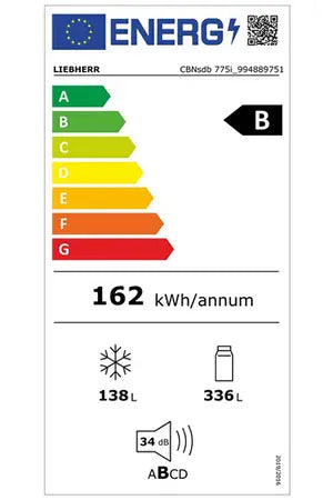 Liebherr CBNsdb 775I réfrigérateur congélateur en bas DUMANOIR