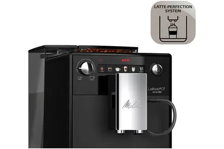 Melitta Latticia OT F300-100, Noir mat DUMANOIR