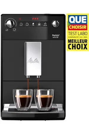 Melitta expresso broyeur Purista Noir mat DUMANOIR