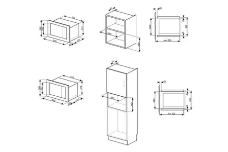 Micro-ondes Inox FMI325X FMI325X Smeg DUMANOIR