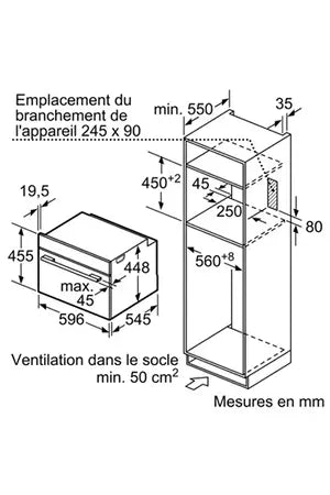 Microonde encastrable Neff C17UR02N0 en panne DUMANOIR