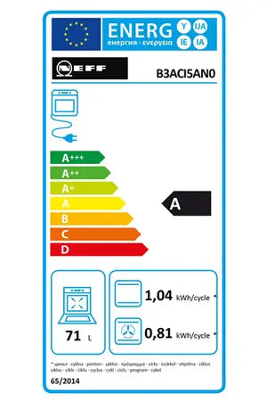 Neff B3ACI5AN0 four DUMANOIR