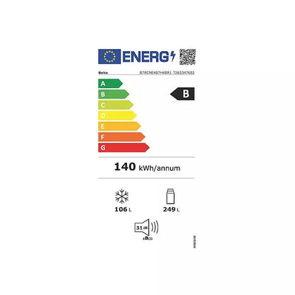 Réfrigérateur combiné BEKO B7RCNE407HXBR1 DN ELECTRO