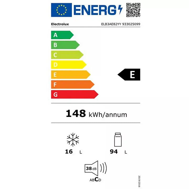 Réfrigérateur top encastrable ELECTROLUX ELB3AE82YY DN ELECTRO