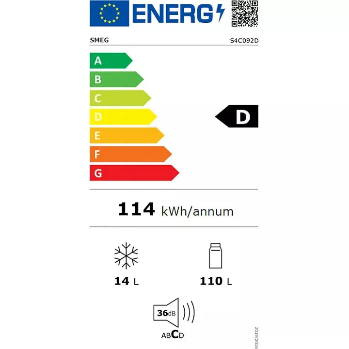 Réfrigérateur top encastrable SMEG S4C092D DN ELECTRO