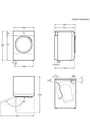 Sèche-linge Electrolux EW6C4735SC DN ELECTRO