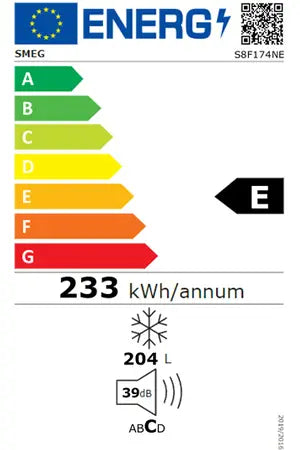 Smeg congélateur encastrable S8F174NE DUMANOIR