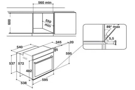 Whirlpool W7OS44S1PBL SteamSense four DUMANOIR