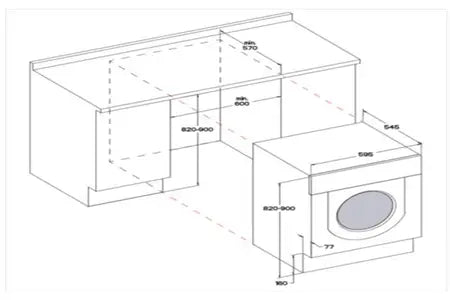 Whirlpool biwdwg751482eun lave-linge séchant DUMANOIR