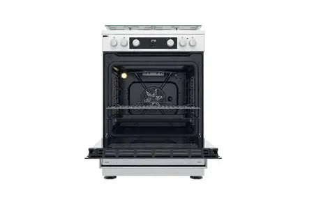 Whirlpool cuisinière Mixte 83L 4feux Blanc WS68M8CCWFR DUMANOIR